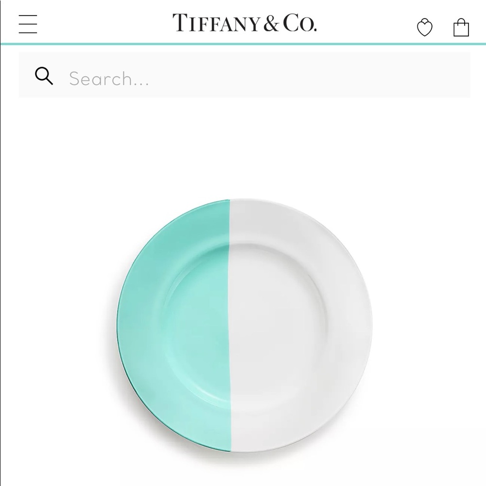 Tiffany dessert plate 4 pcs